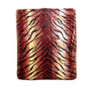 375gsm 1 Ply Animal Print Faux Mink Blanket Queen 200x240 cm Tiger