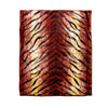 675gsm 2 Ply Animal Print Faux Mink Blanket Queen 200x240 cm Tiger