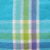 Cotton Plaid Checks Oblong Table Cloth Blue 130 x 180cm