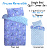 Caprice Disney Frozen Elsa Reversible Licensed Quilt Cover Set Single