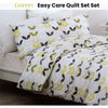 Belmondo Leaves Easy Care Quilt Cover Set Queen