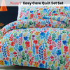 Belmondo Monet Flora Easy Care Quilt Cover Set King