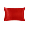 Satin Standard Pillowcase Red