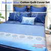 Hotel Living Bazaar Quilt Cover Set BLUE - Queen