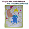 Sleeping Bear and His Friends Polar Fleece Throw