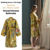 Bedding House Van Gogh Partout des Fleurs Gold Kimono Bath Robe Large/Extra Large