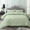 Accessorize Waffle 3 Piece Jacquard Comforter Set Queen