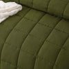 Vintage Design Homewares Olive French Linen Coverlet Set King