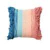 Accessorize Layne Blue Pink Filled Square Cushion