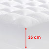 Cloudland 1000GSM Memory Resistant Microball Fill Mattress Topper Queen