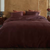 VTWonen Earth Dark Red Quilt Cover Set King