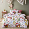 Happy Kids Habitat Quilted Cotton Quilt Cover Set Single