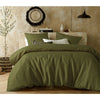 Vintage Design Homewares Hemp Fern Quilt Cover Set King