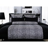 Big Sleep LEOPARD Quilt Cover Set Black Single