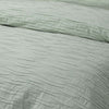 Vintage Design Homewares Malvern Sage Cotton Quilt Cover Set Double