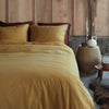 VTWonen Natural Stone Fraying Yellow Quilt Cover Set King