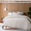 Vintage Design Homewares Reflections Natural Cotton Quilt Cover Set Queen