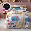 Happy Kids Seaside Glow in the Dark Quilt Cover Set Double