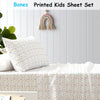 Happy Kids Bones Kids Printed Sheet Set Single