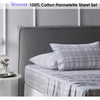 Accessorize Cotton Flannelette Sheet Set Woven Single