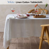 Vintage Design Homewares White French Linen Tablecloth 150cm x 275cm