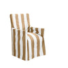 IDC Homewares Cotton Director Chair Cover Taupe Stripes