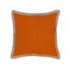 J Elliot Home Hampton Linen Cushion Cover 50 x 50 cm Pumpkin