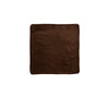 Lollipop Cotton Piped Square Cushion Cover 40 x 40 cm Chocolate