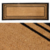 J.Elliot Home Rectangular Lines PVC Backed Coir Printed Mat Ranchslider