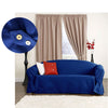 IDC Homewares 2 Seater Cotton Sofa Cover Navy (also known as Pacific Blue) 135 x 245 cm