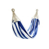 IDC Homewares Blue Striped Single Size Cotton Hammock 150 x 205 cm