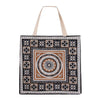 J Elliot Home Kasbah Cotton Tote Shopping Bag 40.5x43x10cm Black