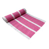 IDC Homewares Ribbed Pattern Table Runner Gelato Raspberry