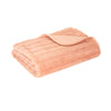 J.Elliot Home Baw Baw Plush Throw Blush