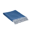 J.Elliot Home Idris Cotton Throw Santorini Blue Home