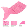 Mermaid Tail Pink Soft Blanket Throw