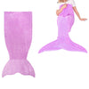 Mermaid Tail Purple Soft Blanket Throw