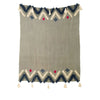 J.Elliot Home Merryn Cotton Throw Grey Multi