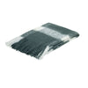 J.Elliot Home Wren Faux Mohair Throw Charcoal/White