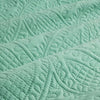 Ardor Chateau Aqua Green Embossed Quilt Cover Set Queen