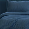 Ardor Eddison Cornflower Light Quilted Embossed Quilt Cover Set King