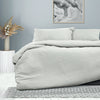 Ardor London Silver Embossed Quilt Cover Set King