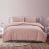 Ardor Lottie Blush Pinsonic Embossed Quilt Cover Set Queen