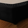 Apartmento Stretch Valance Ebony (Black) QUEEN