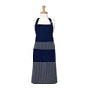 Ladelle Professional Series Stripe Navy Cotton Apron 70 x 95 cm