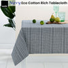 Ladelle Navy Eco Cotton Rich Tablecloth 150 x 300 cm