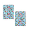 Set of 2 Jardin Peony Cotton Kitchen Tea Towels 50 x 70 cm