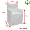 Rans Alfresco 100% Cotton Director Chair Cover - Plain White