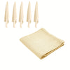 Rans Set of 6 Cotton Waffle Tea Towels 50x70 cm - Natural