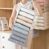 6-12 Large Grids Wardrobe Clothes Organizer Hanging Wardrobe Pants Storage Bag (12 Grids)